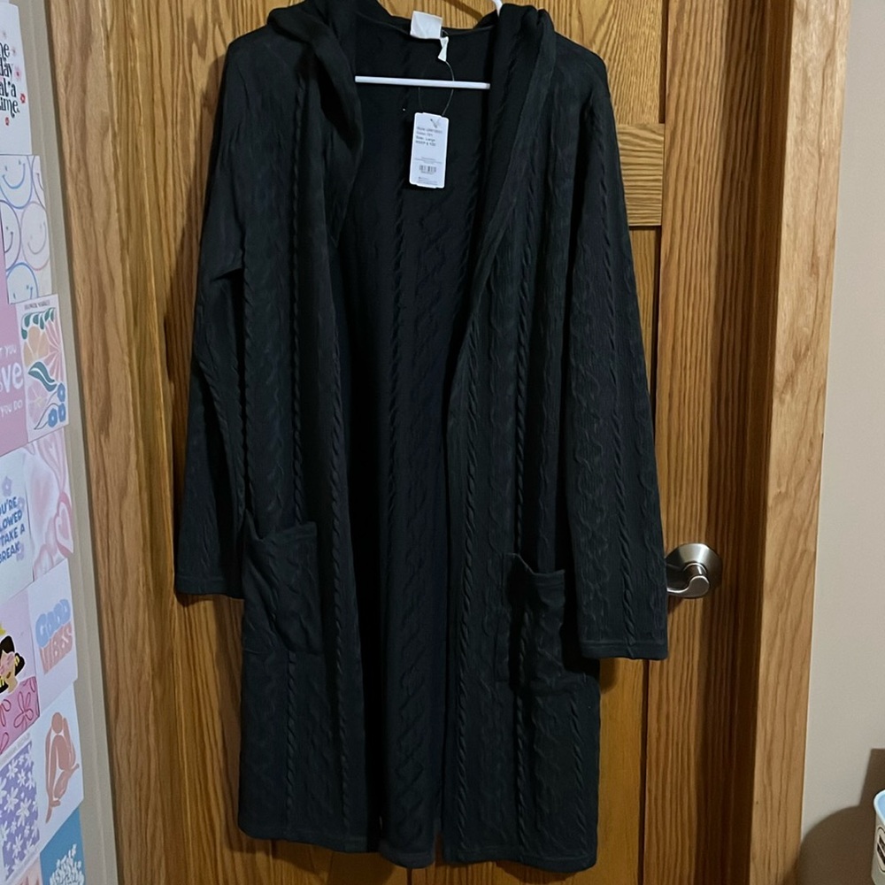 Grey Long Cardigan